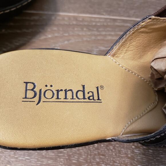 Bjorndal "Kendall" Slip On Leather Mules 8.5 - Picture 11 of 12
